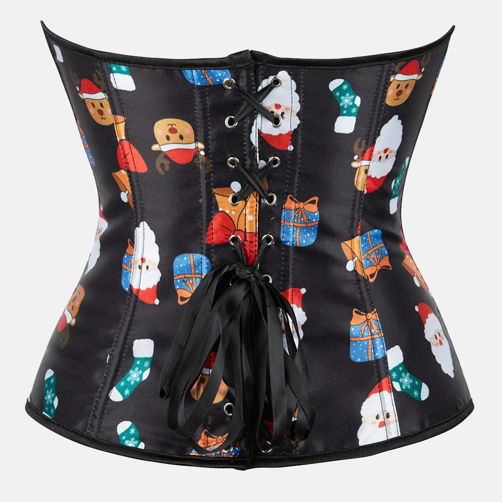 Bustier festif noir