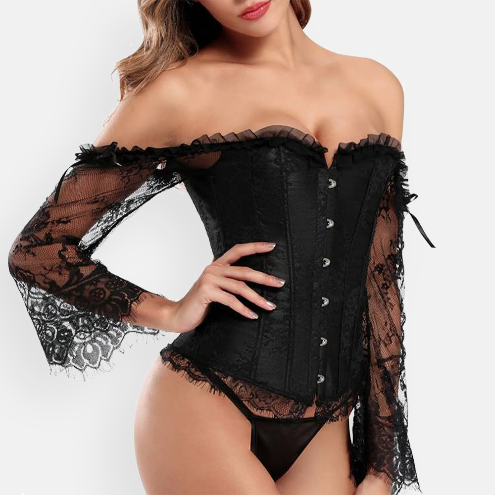 élegant corset dentelle noir