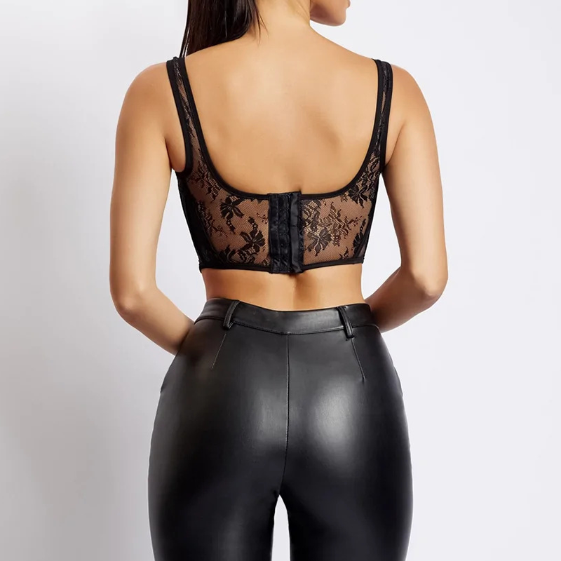 Bustier transparent élégant