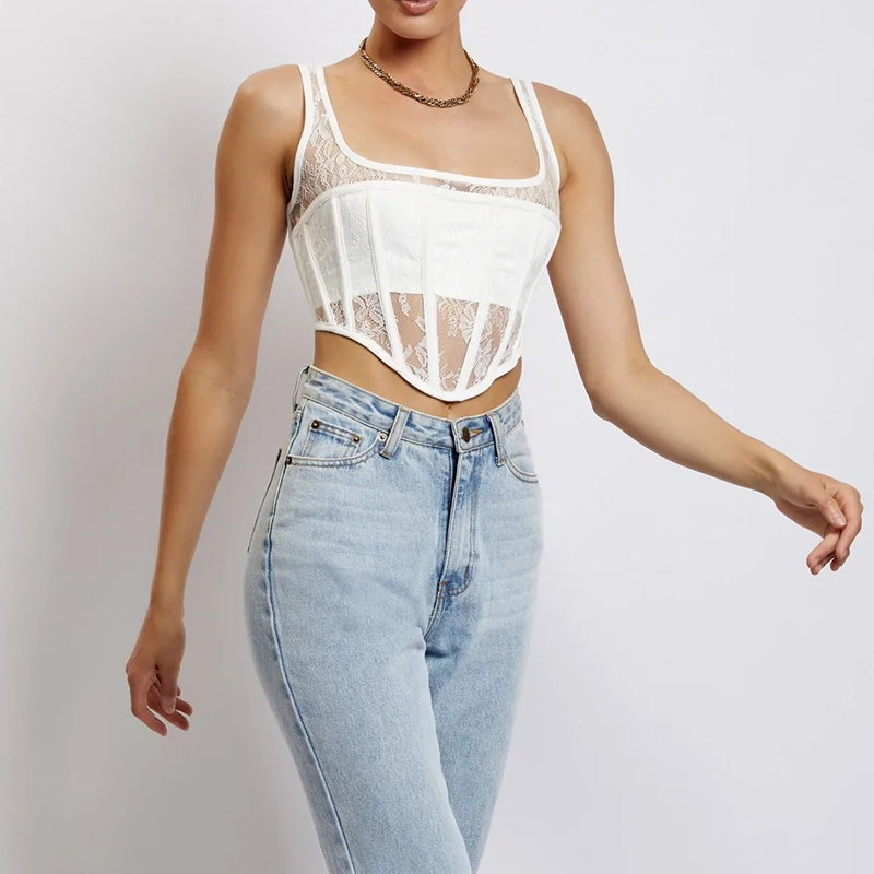 vêtement chic en dentelle