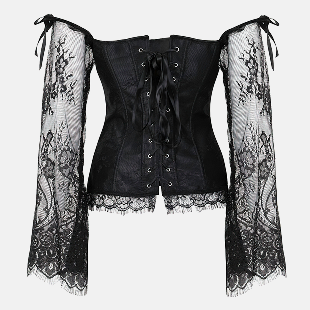 style refiné avec corset noir