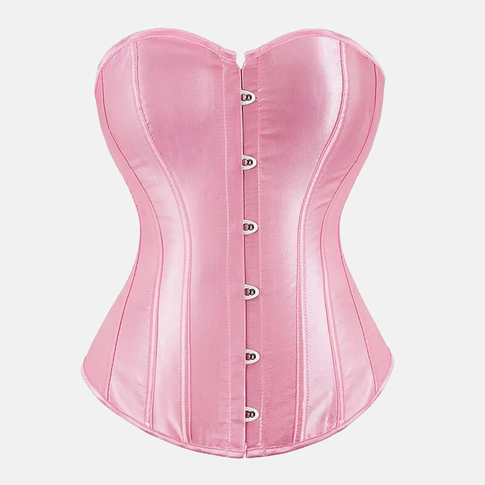 Confort du Corset bustier rose