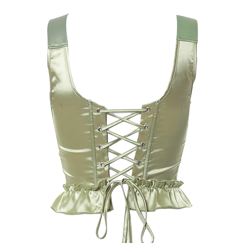 élégance Corset bustier vert