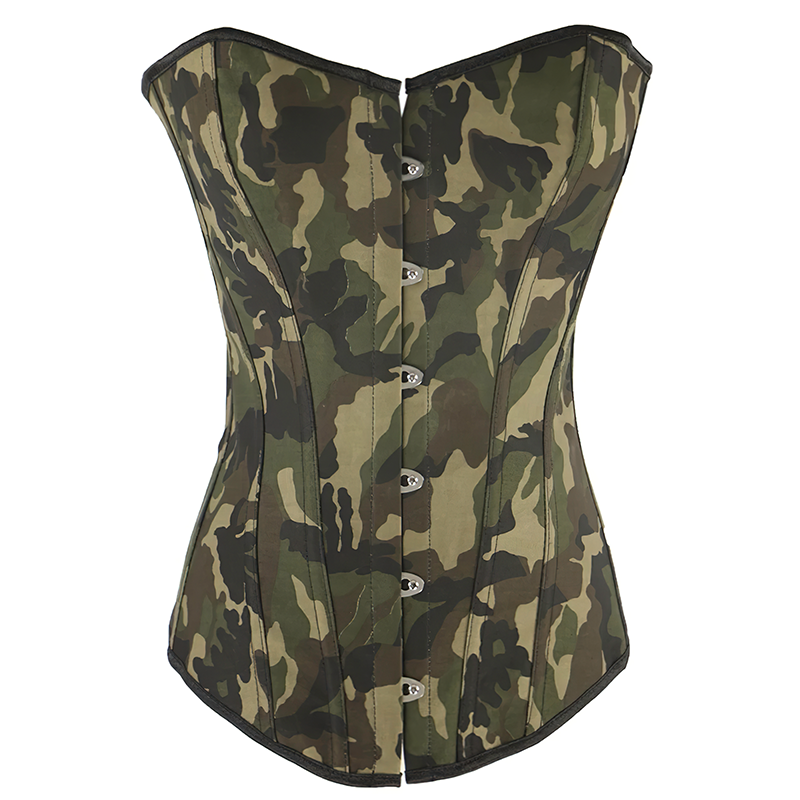 bustier camouflage élégant