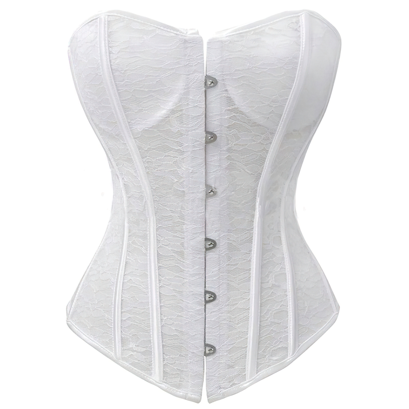 corset blanc sophistiqué