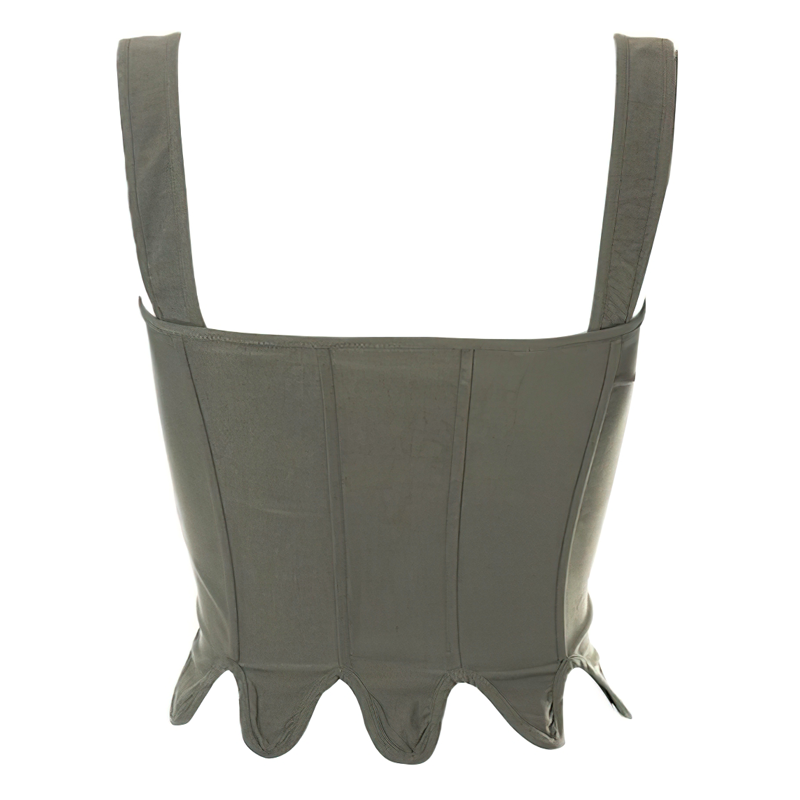 Corset kaki raffiné
