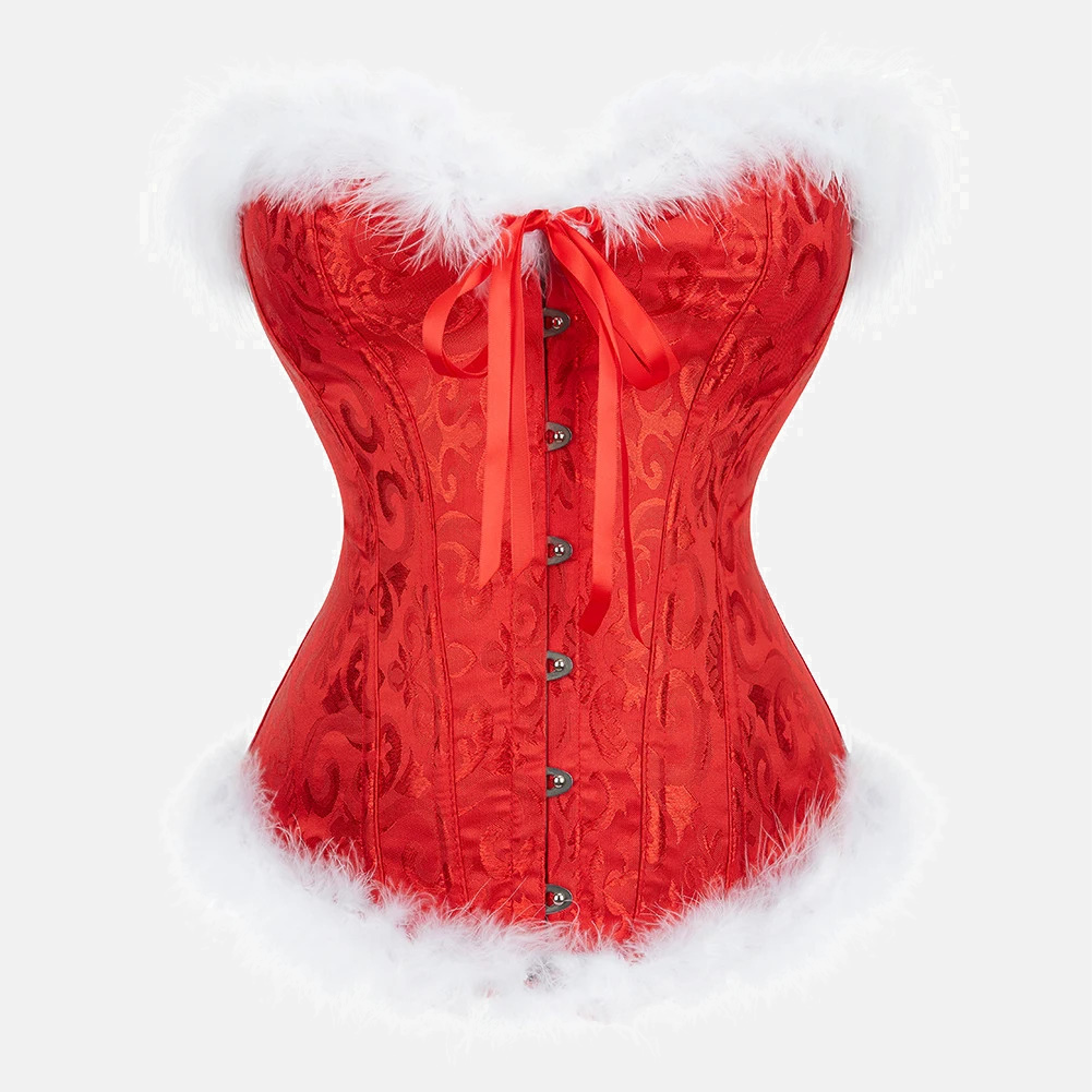 corset bustier rouge élégant