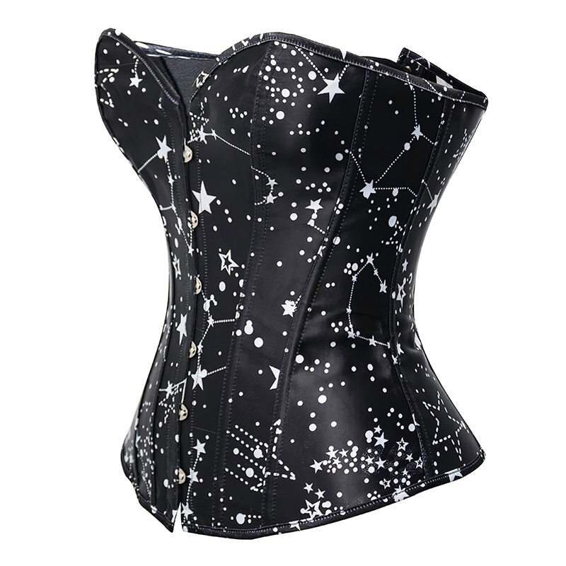 Mode étoilé noir corset