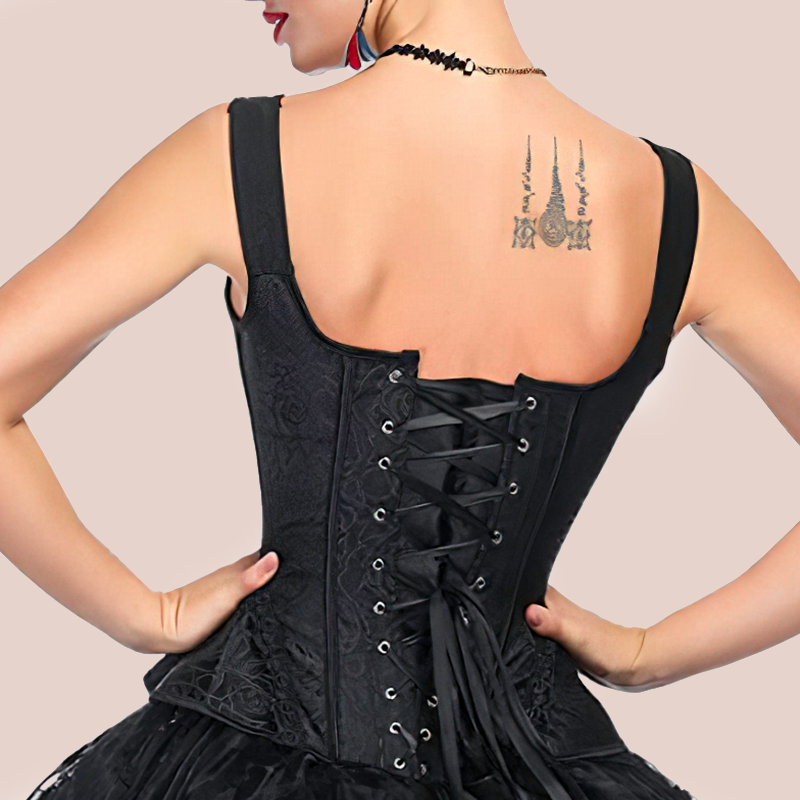 élégant corset noir
