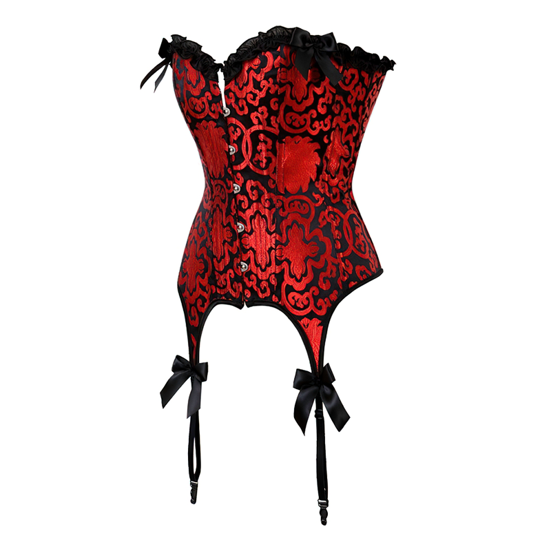 confort corset rouge et noir