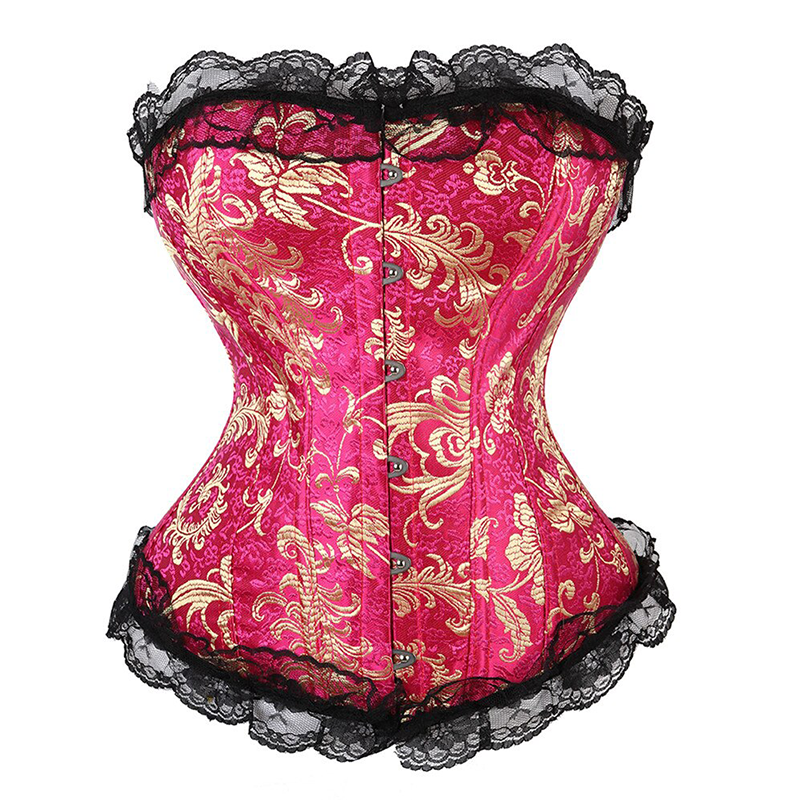 Corset bustier en dentelle