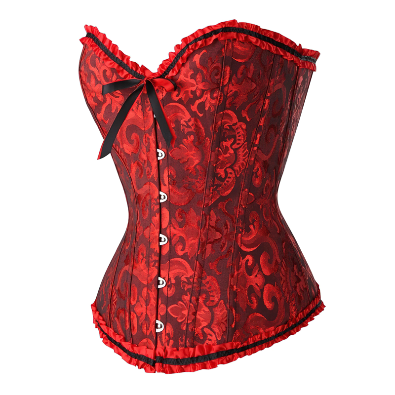 corset rouge et noir