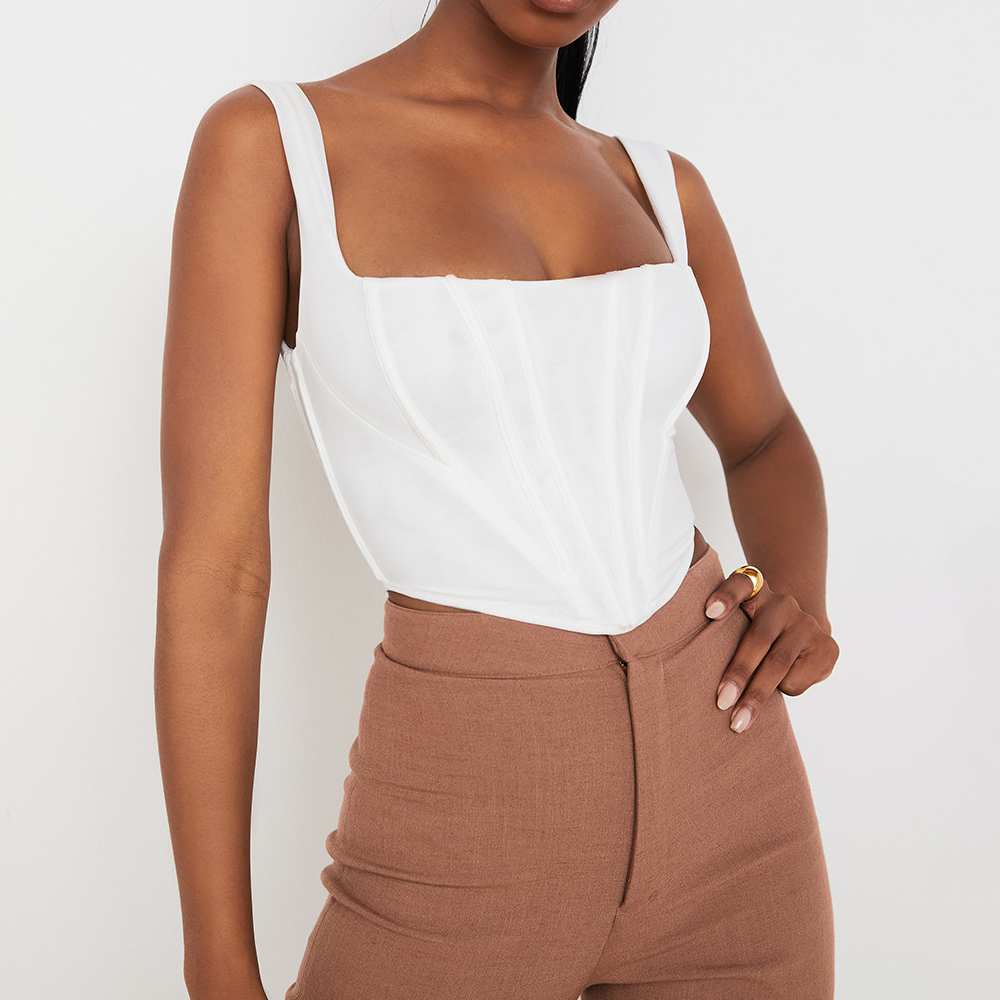 corset blanc chic