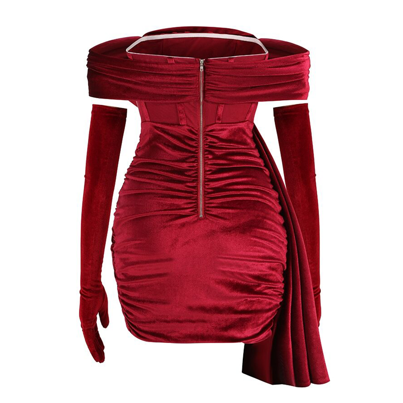 Robe élégante rouge