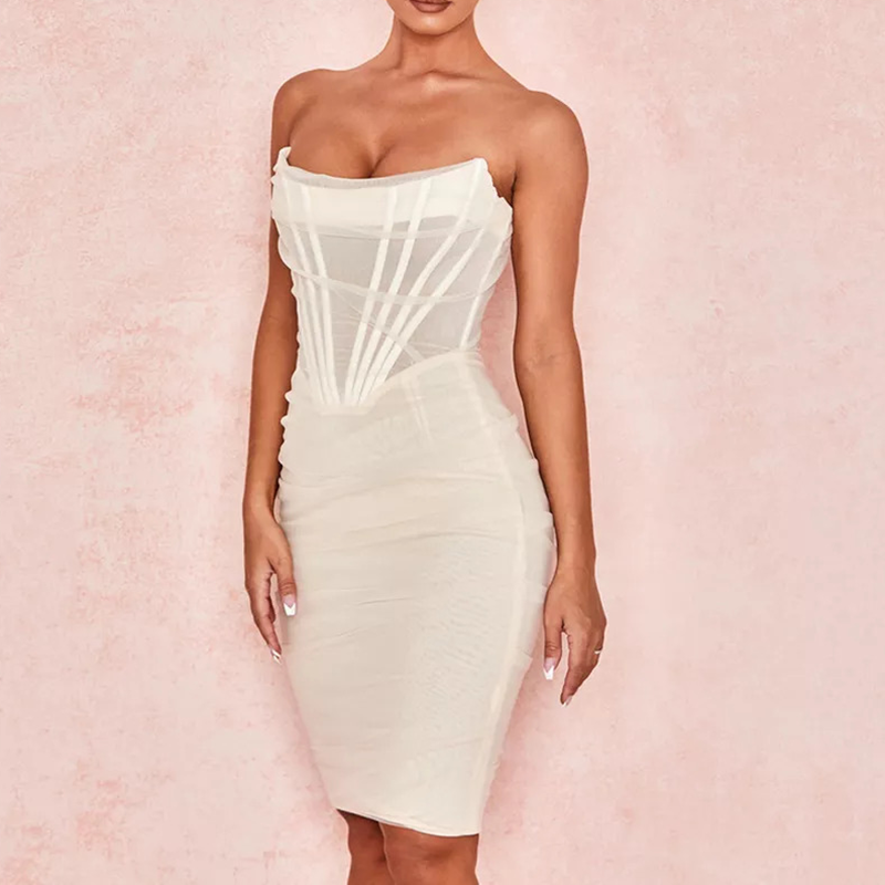 Robe tulle élégante