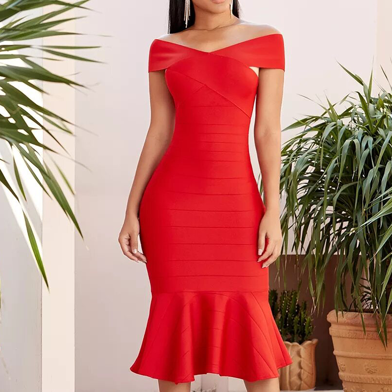 robe bustier sirène élégante
